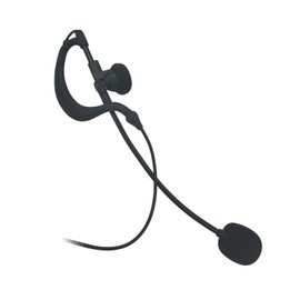 Referee Communication Headset 3.5mm Wired Earpiece Earphone Soccer Football Coach Communication Boom Mic Headphone for Ejeas V4 V6 Radio (G Shape)