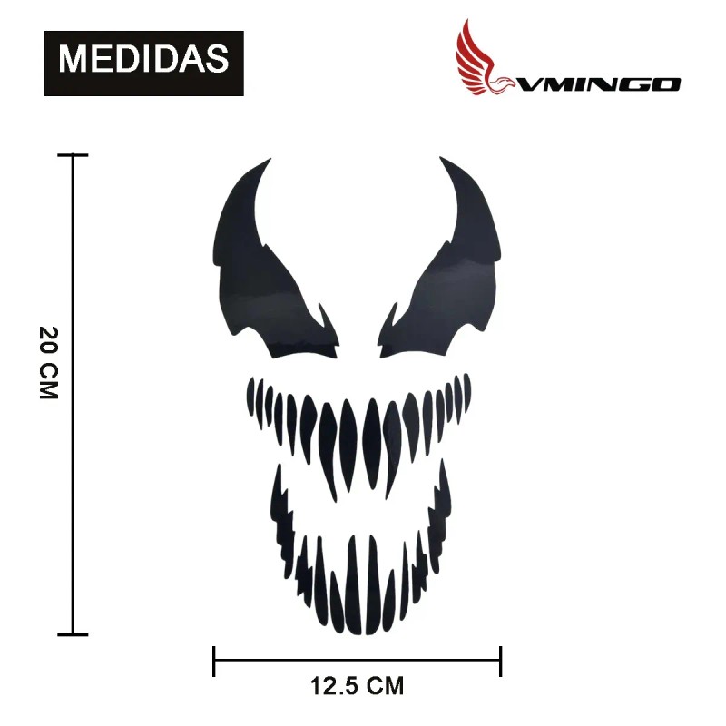 Calcomania Carnage Venom Sticker Universal Decorativo Auto Moto Suv Vinil