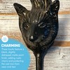 Thorness Sturdy Wall Mounted Cast Iron Fox Head Hook Hanger