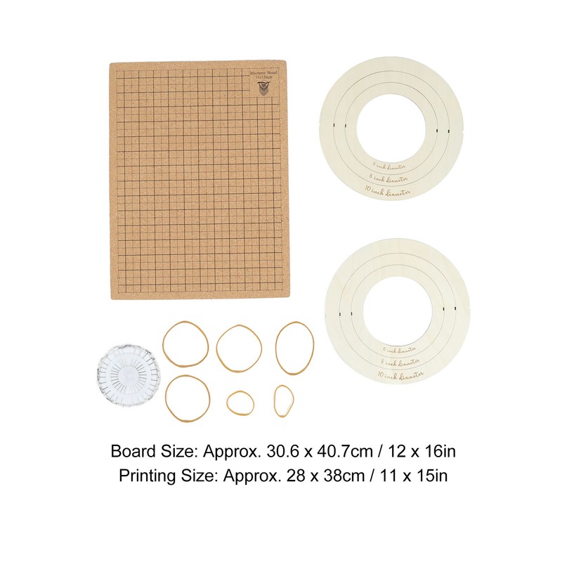 Macrame Board 11x15in Lightweight Macrame Braiding Board Reusable Grids Braiding