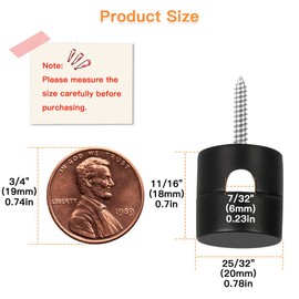 Zevnico 3 Pack Metal Swag Hooks for Ceiling Hanging Lights, Pendant Light Hook for Lamp, Black Ceiling Hooks, DIY Lamp Hanging Electric Wire Cable Cord Chandelier Fixture Hardware Wall Hooks