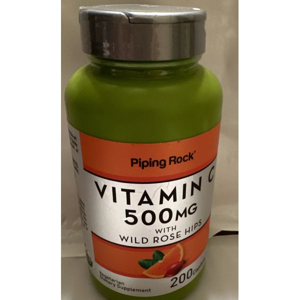 Vitamin C with Rose Hips PIPING ROCK Vitamin C with