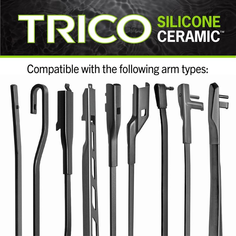 TRICO Silicone Ceramic™ (90-210) 21 Inch Automotive Replacement Windshield Wiper