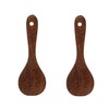 "Honbay 2PCS Wooden Rice Spoons Rice Paddles Rice Cooking Spatula