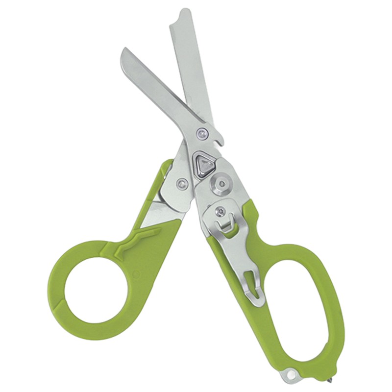 Emergency Response Shears Stainless Steel Multifunctional Foldable Scissors Pliers for