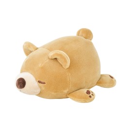 Libuhahato 48929-30 Mascot, Marshmallow Animal, Bear Maroon, Total Length Approx. 4.3 inches (11 cm), Fluffy, Mochi