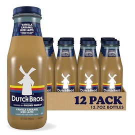 Dutch Bros® Vanilla Caramel Iced Latte, Inspired by Golden Eagle®, 12-13.7 Fl Oz Bottles