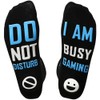Do Not Disturb Gaming Socks, Funny Cotton Novelty Gamer Socks
