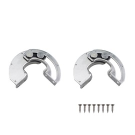 RLECS 2PCS Industrial Hardware Switch 304 Stainless Steel 90 Degree Limit Arc Hinge Concealed Sliding Hinge Length 76MM/3Inch Suitable for Fire Door and Industrial Enclosure and Distribution Box