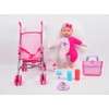 DREAM COLLECTION Gi-Go: 14' Baby Doll with Stroller Set, Accessories
