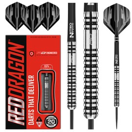 RED DRAGON Dragonfly 3: 20g Tungsten Darts with Flights & Stems