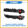 Partuto 1 Pair Bumper Brackets Support Fender Cover Compatible for