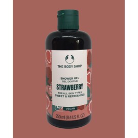The Body Shop Strawberry Shower Gel Sweet & Refreshing 92% of the Ingredients are of Natural Original Vegan 100 ml