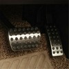 Automatic pedal set accelerator brake pedals