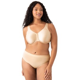 Wacoal Women's Basic Beauty Unlined Full Figure Underwire Bra, Naturally Nude, 42G
