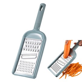 Liroyal Julienne, Stainless Steel Grater, Multi-functional Grater, Full Vegi, Thick, Dishwasher Safe, Sharp, Coarse Silk Filament, Peel, Ginger, Garlic, Carrot, Cucumbers, Potatoes, Vegetables,