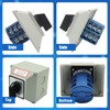 KEYMOO 32A Rotary Changeover Switch With Exterior Box, 3 Position