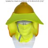 URTERYSER Reflective Sun Shade for Hard Hats Safety Helmets Neck