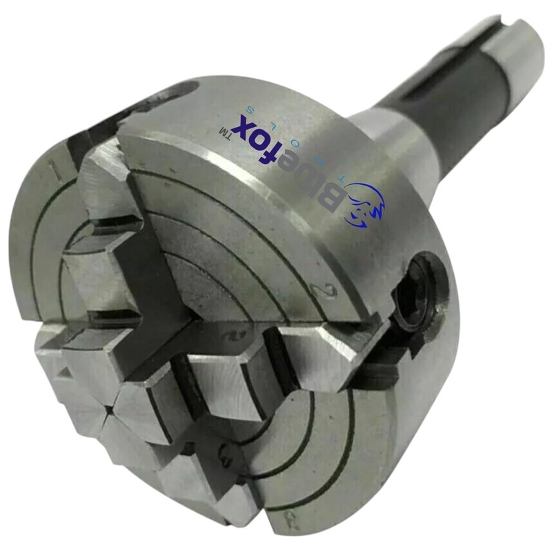R8 Arbor Mounted 70mm 4-Jaw Independent Lathe Chuck – 7/16x20