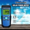 Solar Power Meter, Digital Solar Irradiance Meter Solar Energy Meter,