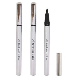 Love Light Cosmetics All You Need Is Love Tattoo Pens 2 Pack Brown Aura Four Forked Tip