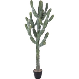 Logkity Artificial Cactus 51inch Faux Cacti Fake Saguaro Plants for Indoor Outdoor Home Office Garden Decor