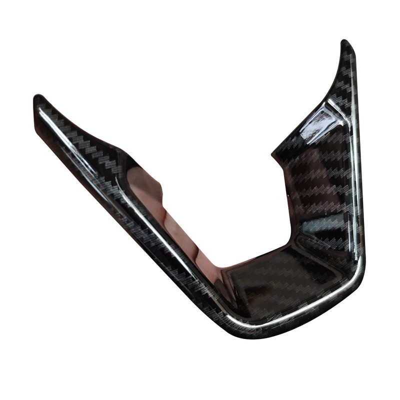 ruihe 3PCS Carbon Fiber Folor Steering Wheel Cover Fit for