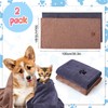 GSrenyu 2 Pack Dog Towels, Large Dog Towels for Drying