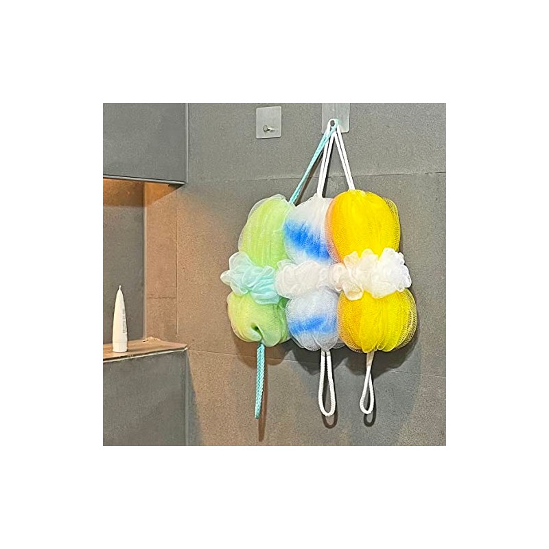Rainbow Moon Luffas Esponja Puf Ducha Pelota Exfoliante Cuerpo Espalda