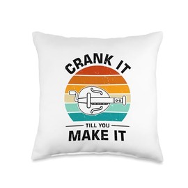 Funny Hurdy-Gurdy Instrument Design for a Hurdy-Gurdy Lover Throw Pillow