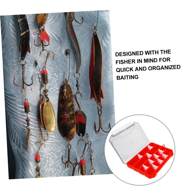 SUPVOX Portable Bait Storage Box Fishing Tackle Case Pp Material