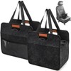 ZOOFOX 2 Pack Insulated Drink Carrier with Handle, 6 Cup