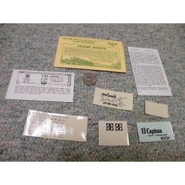 na Champ decals HO HR-14M Santa Fe El Capitan freight refrigerator H139