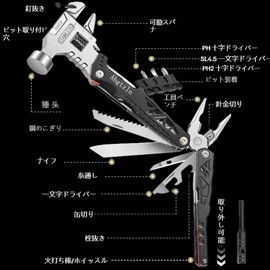 Multipurpose Outdoor Wrench Hammer Pliers Multi-functional integrated legitimate outdoor folding wrench, pliers, hammer for car use, multi-purpose, versatile one portable defense tool, made of high