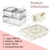 Desire Fridge Organizer with Divided Serving Tray - 5PCS BPA-Free,