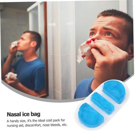 OHPHCALL Cold Compress Ice Pack for Nose Injuries Reusable Cooling Bag Flexible Therapy Pad for for All Ages for Nosebleeds and Management