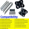 BST BSSP Pair Rear Axle Leaf Spring U-Bolt & U