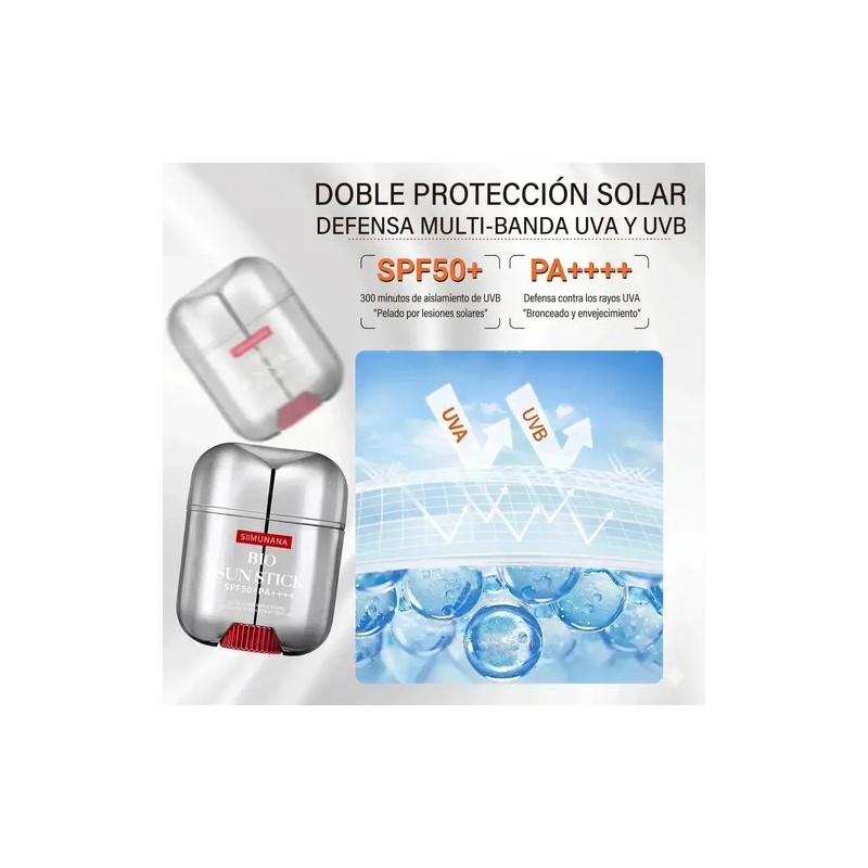 2 Piezas Protector Solar En Barra Bio Sun Stick Spf50+