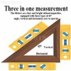 Yellow Magnetic Level Mini 3 Bubble Level, Strong Magnetic Level