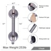 HEINSY 17inch Suction Shower Grab Bar, Portable Shower Handle Bar