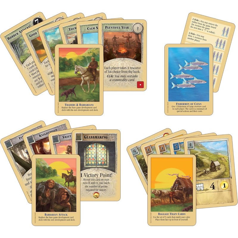 CATAN Traders & Barbarians Board Game Expansion - Customize Your