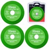 4.5" Glass Cutting Disc, 3Pcs Diamond Saw Blade for Angle