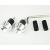 Mini Silver Universal Grip End Cap for 7/8" Handle for