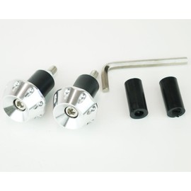 Mini Silver Universal Grip End Cap for 7/8" Handle for 22.2mm Handle