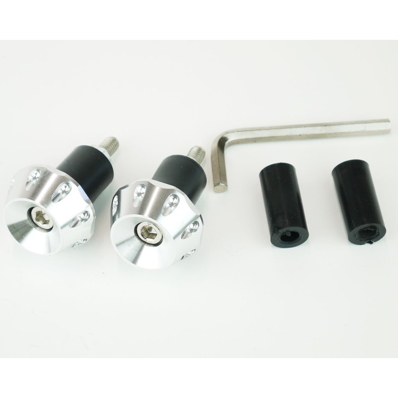Mini Silver Universal Grip End Cap for 7/8" Handle for
