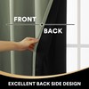 PrinceDeco 100% Blackout Curtains 84 inches Long Pair of Energy