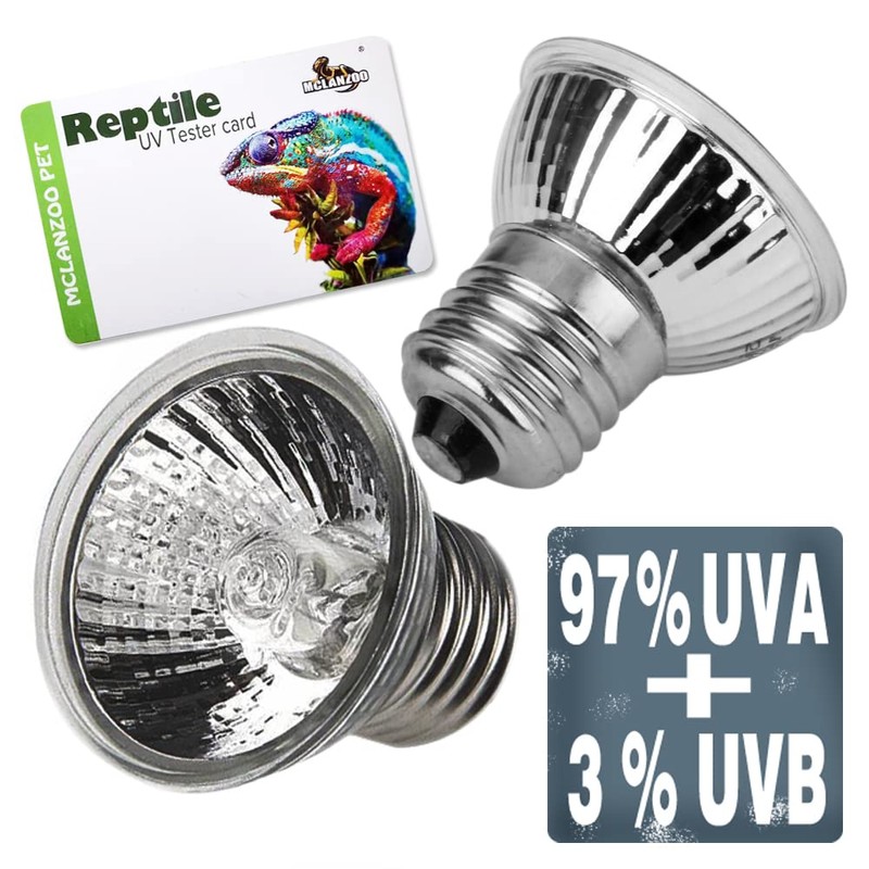 4 Pack 75W UVA UVB Reptile Light Bulbs,Basking Light Heat