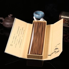 Incense Sticks, Wytino Traditional Frankincense, 180 Pieces/Pack, Sandalwood, Frankincense, Buddhist Aroma, Natural Incense Sticks + Case Sandalwood for Home ( 传)