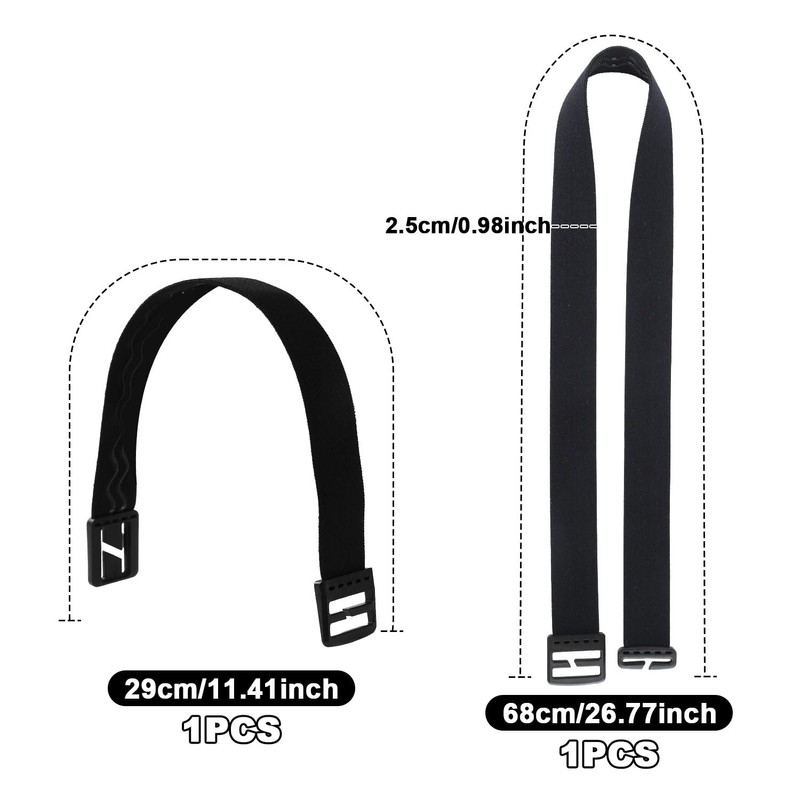 Tinoaly Elastic Headlamp Strap, Headlamp Strap Replacement Comfortable Headband Band