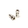 Manissa Milano Straight Chrome 10mm Towel Rail Valves 10mm Radiator
